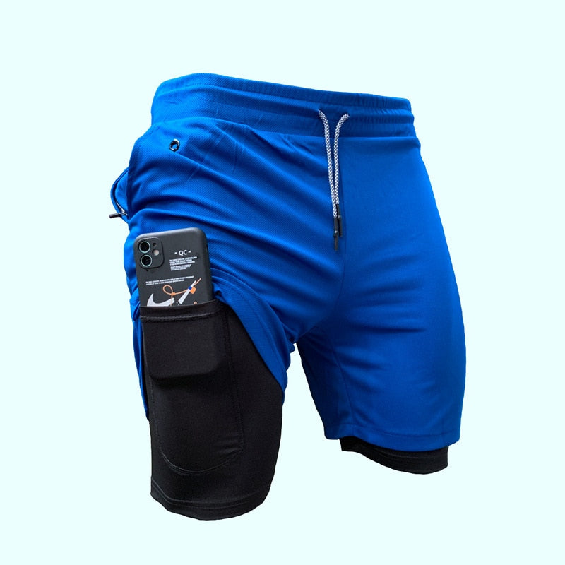 Men's 2 in hot sale 1 training shorts