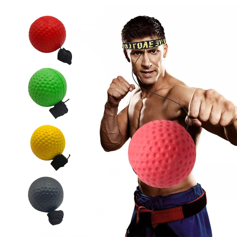Boxing Speed Ball Head-mounted PU Punch Ball
