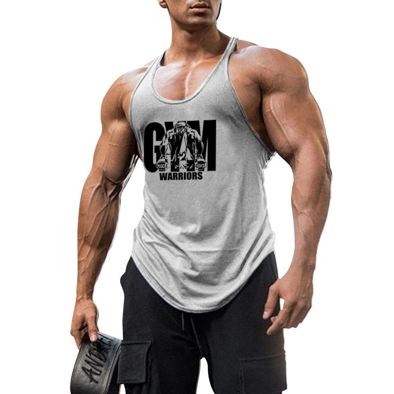 Buy iYunyi Men's Summer Loose Open Side Net Gym Tank Top Vest (L) Black at