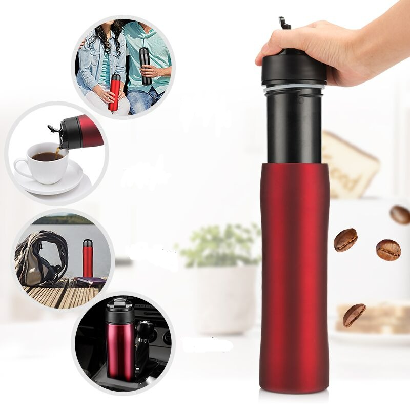 350ML Stainless Steel Portable French Press Coffee Maker